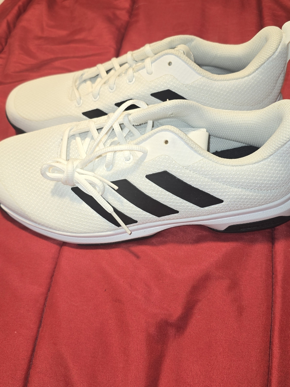 adidas White and Black Men's Athletic Sneakers